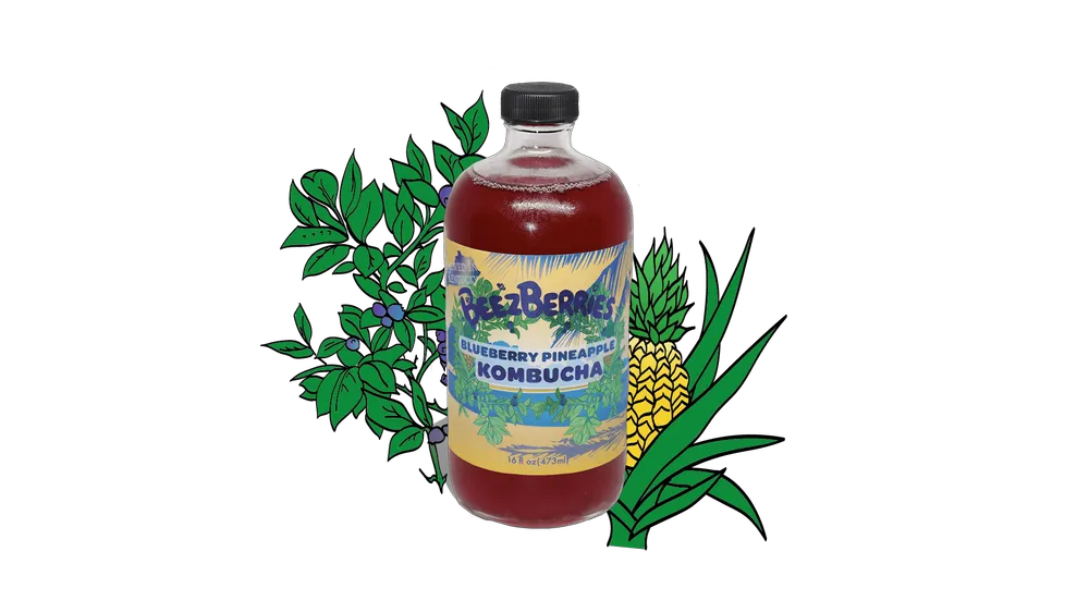 Kombucha - Blueberry Pineapple