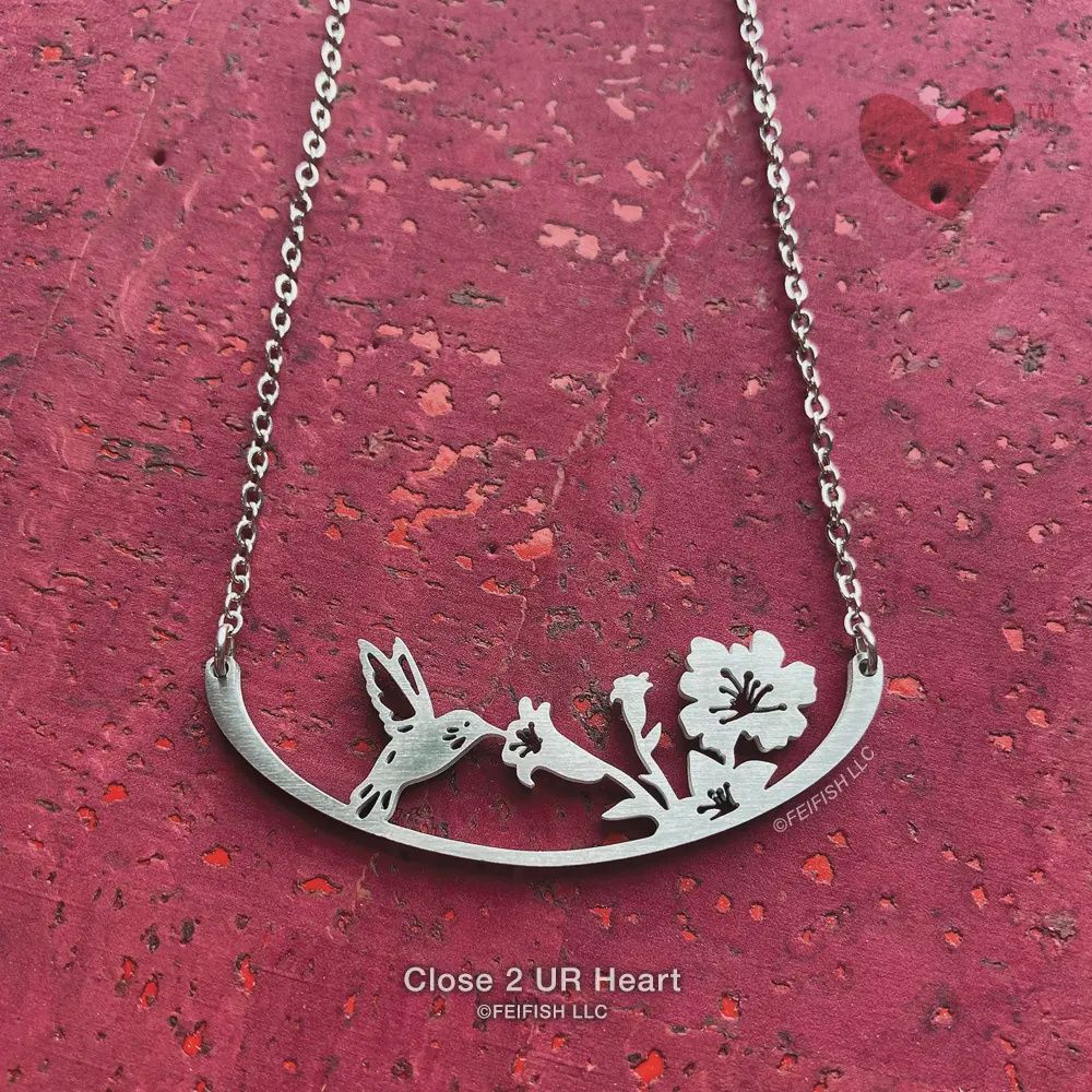 Hummingbird Stainless Steel Necklace