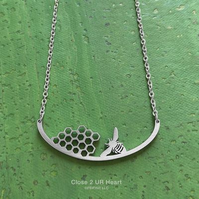Bee Stainless Steel Necklace