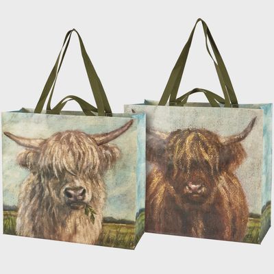 Shopping Tote - Highland Cows