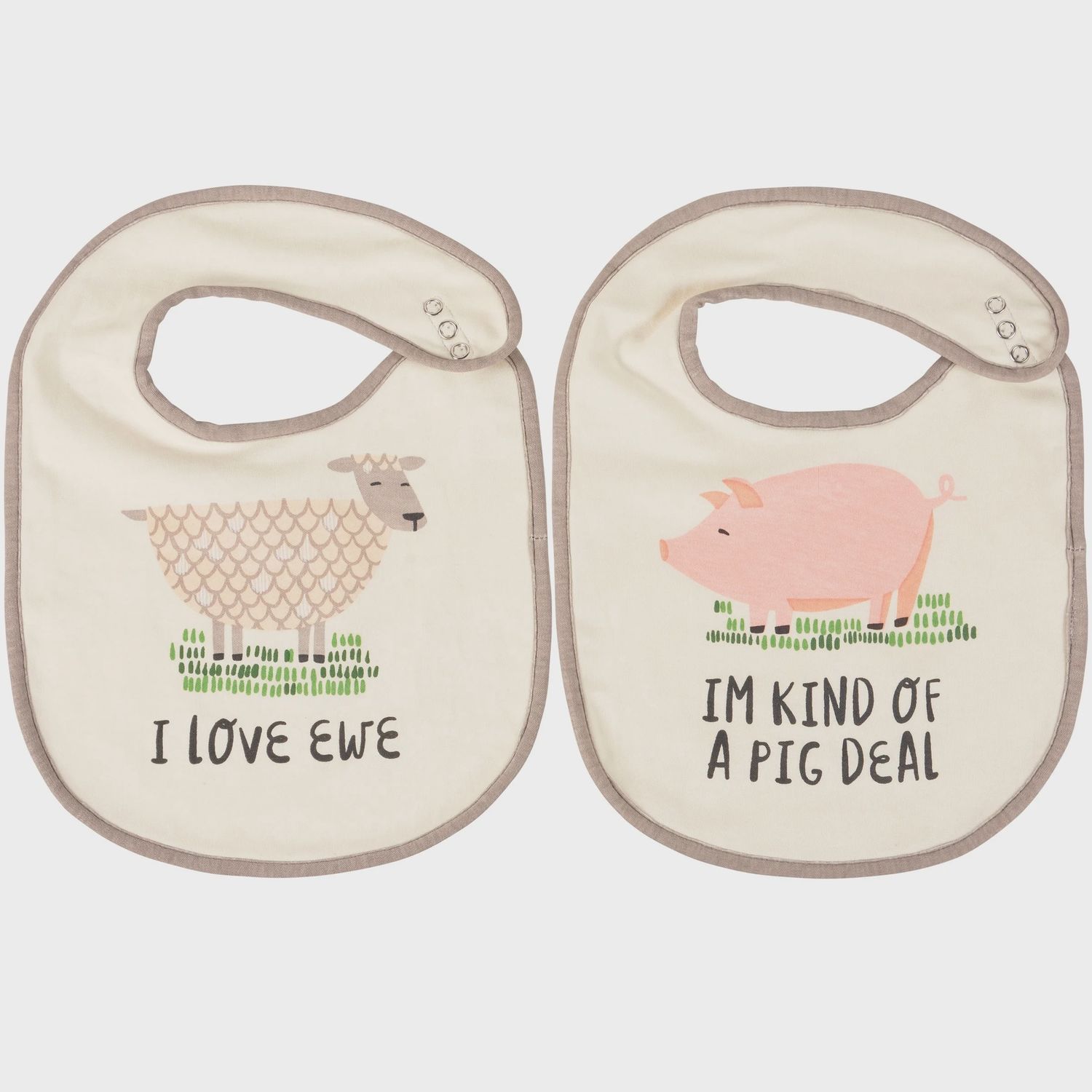 Bib Set - I Love Ewe