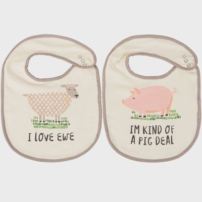 Bib Set - I Love Ewe