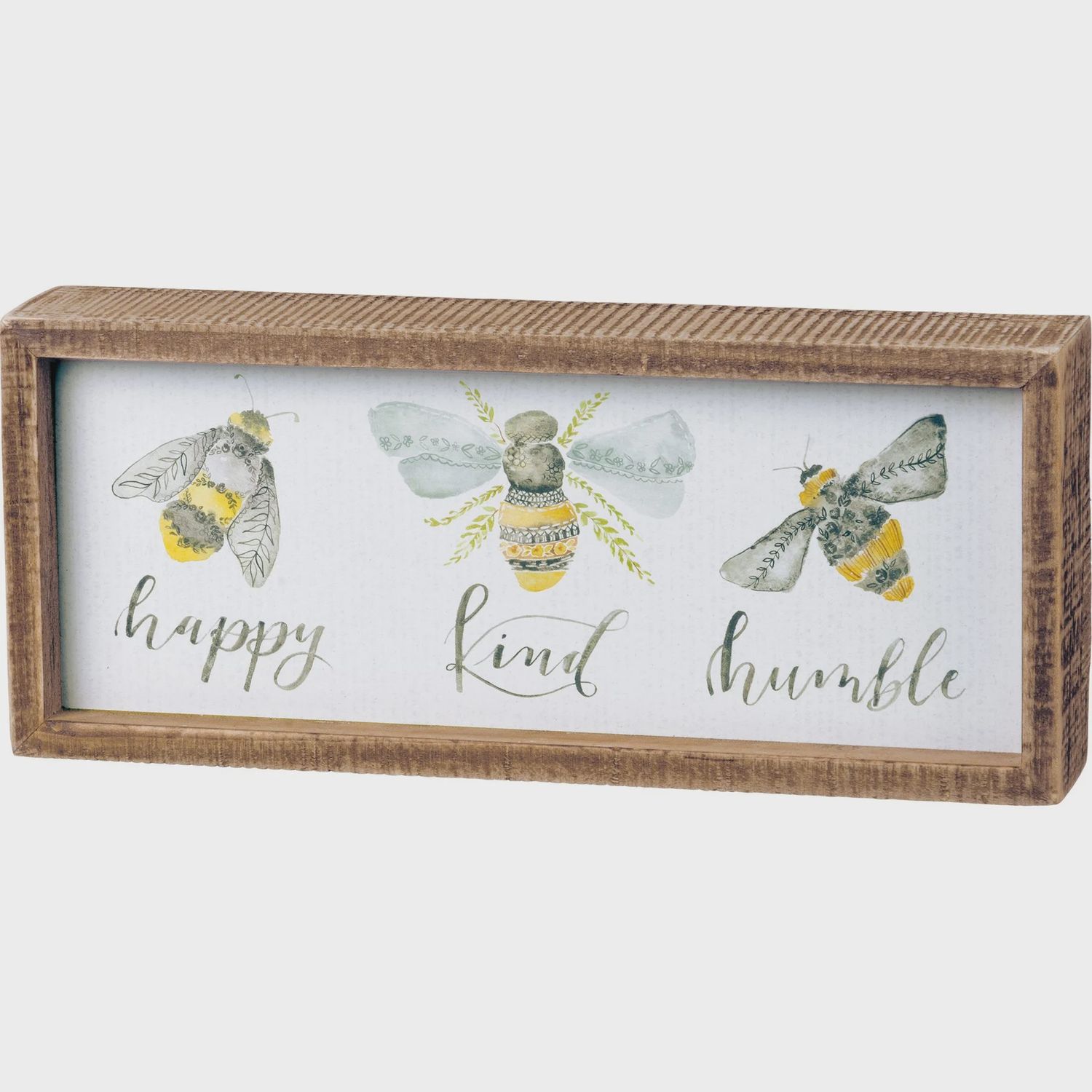 Inset Box Sign - Bees