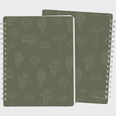 Spiral Notebook - Mushrooms
