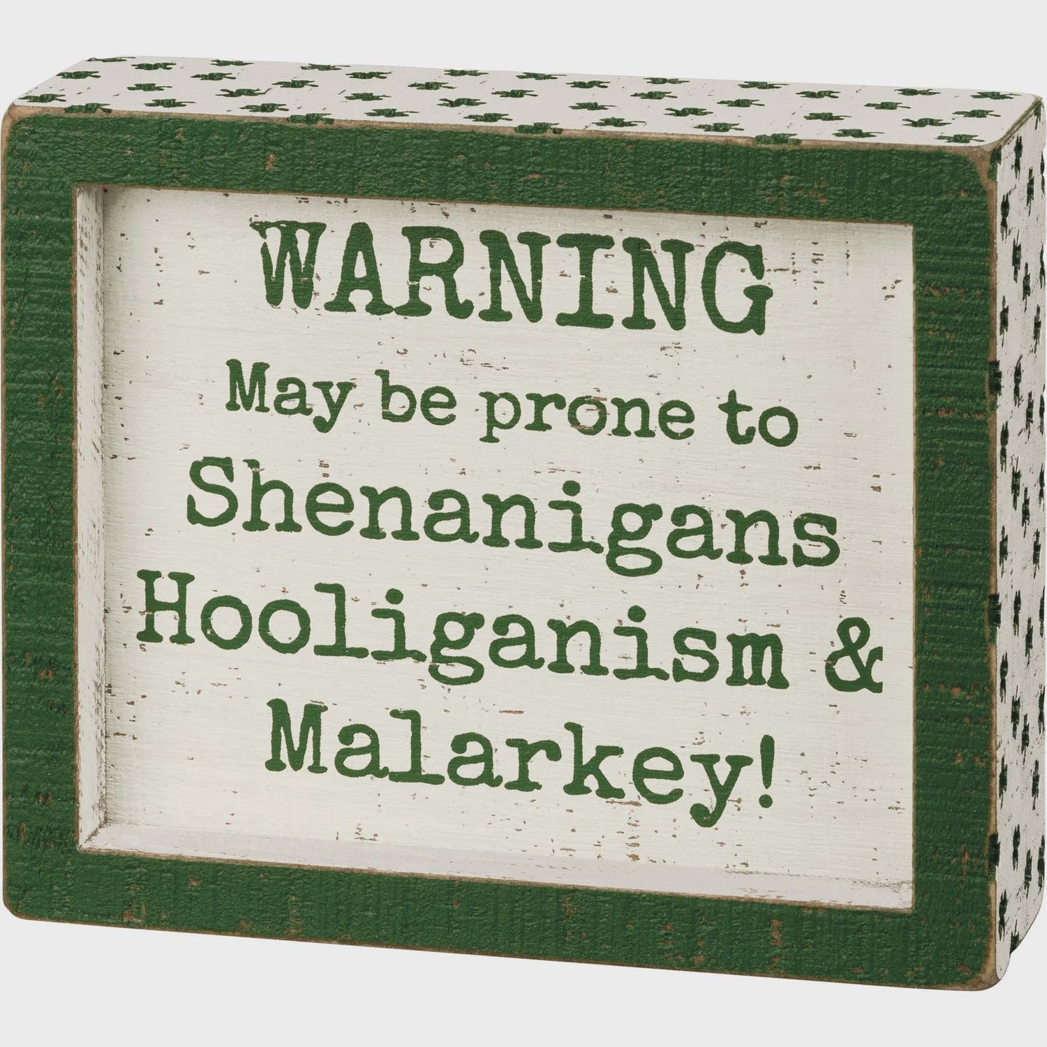 Inset Box Sign - Warning