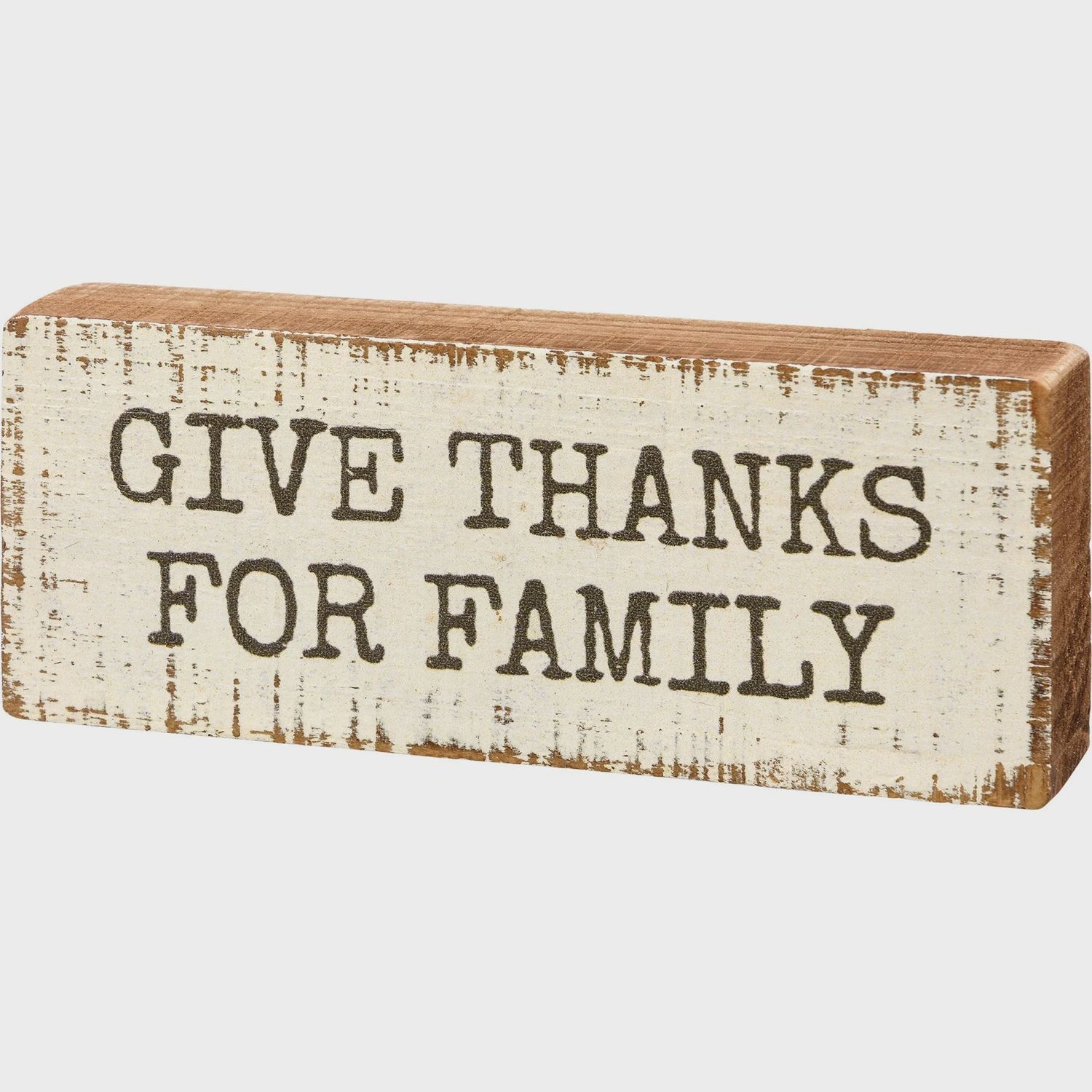 Block Sign - Give Thanks