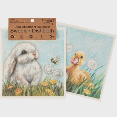 Swedish Cloth Set - Bunny &amp; Duck