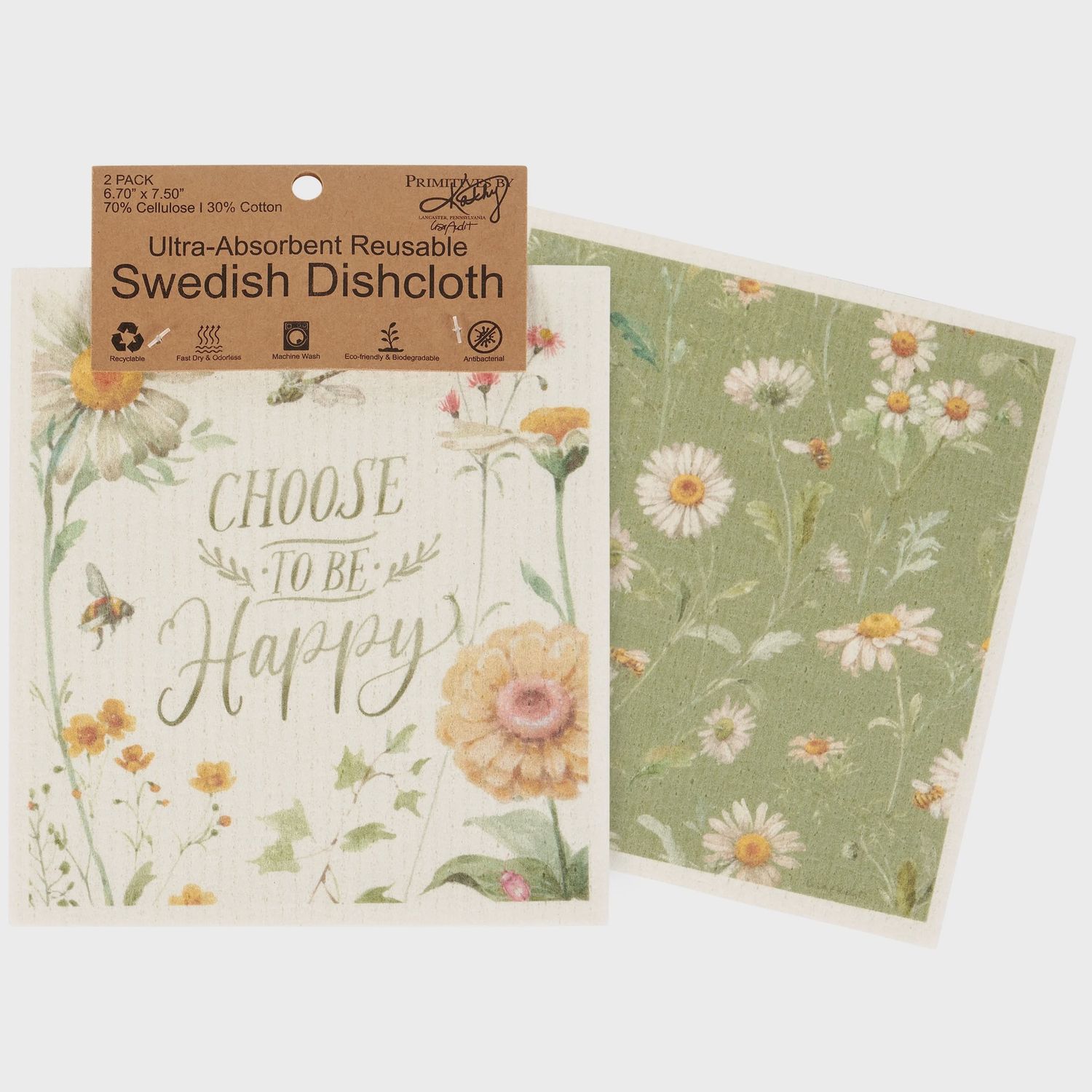 Swedish Cloth Set - Happy