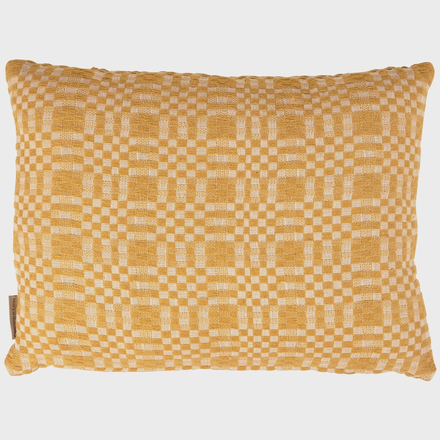 Pillow - Gold Check