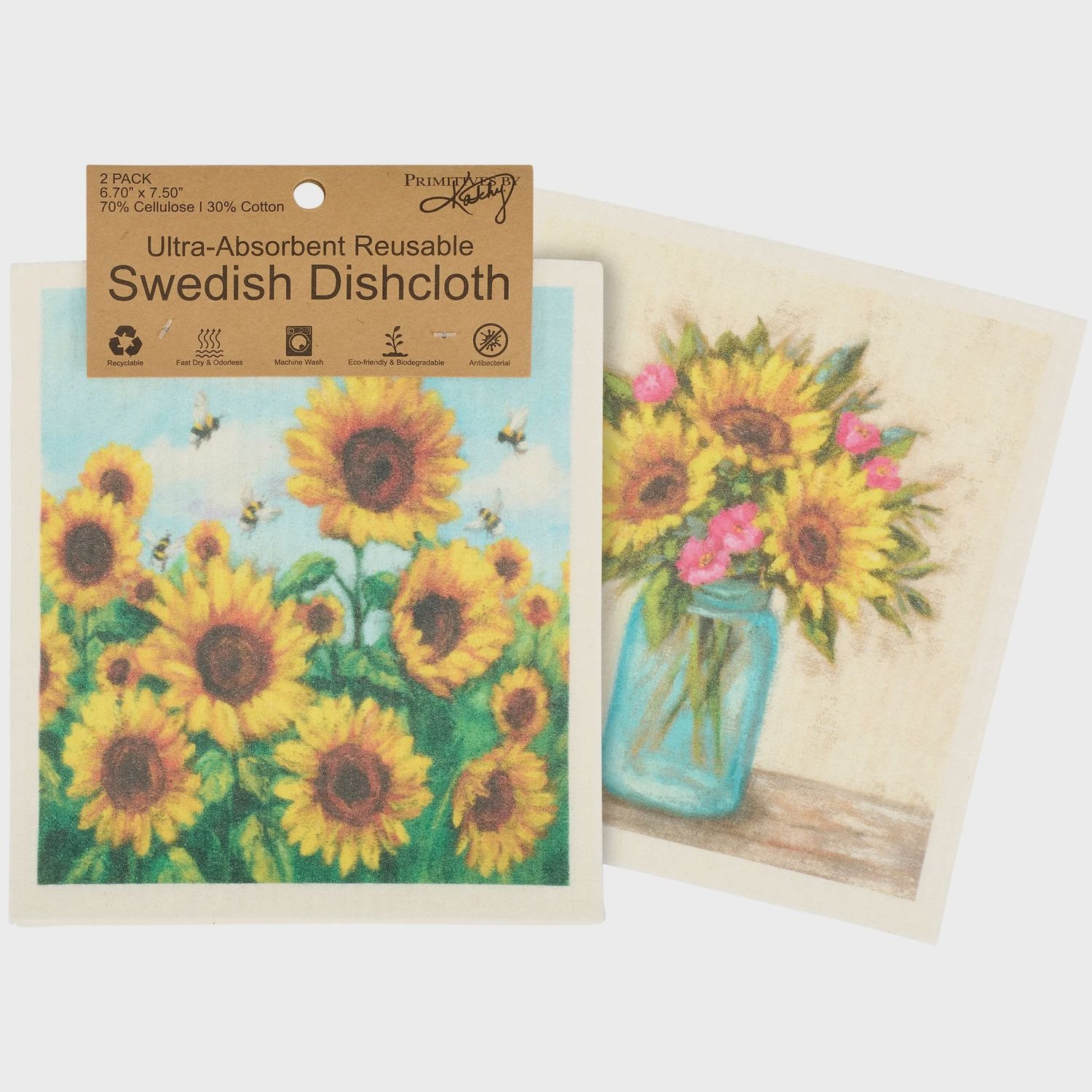 Swedish Cloth Set - Sunflower