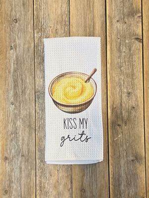 Dishtowel - Kiss My Grits