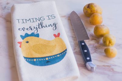 Dishtowel - Timing is Everything