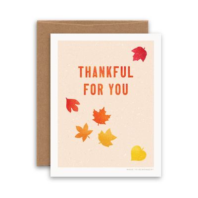 Thankful for You Leaves