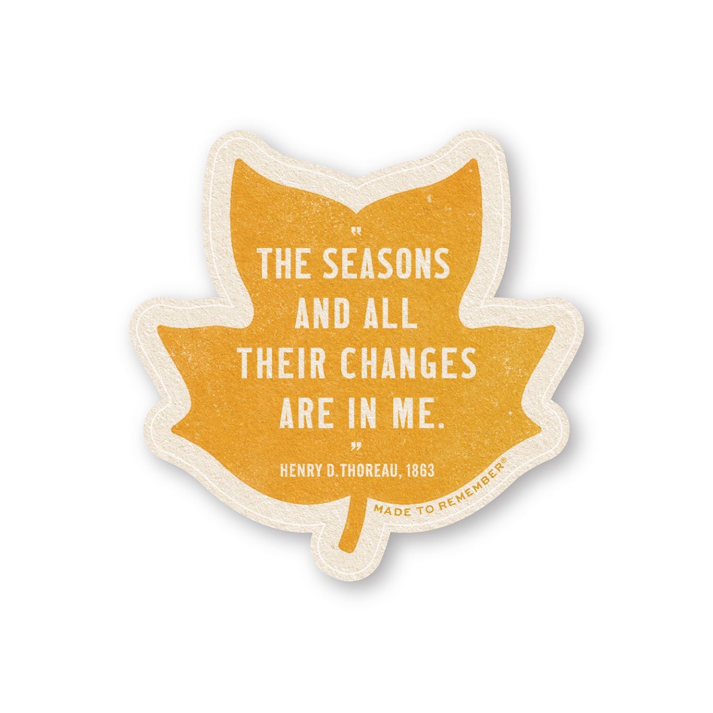 Thoreau Seasons Quote