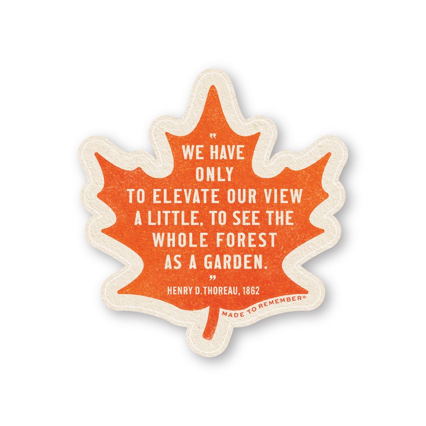 Thoreau Forest Quote