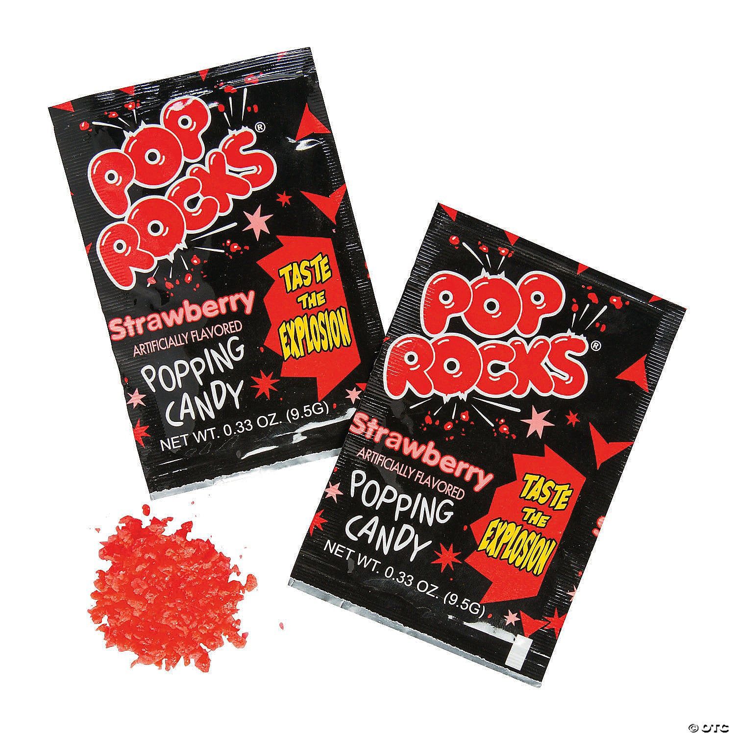 Pop rocks - red