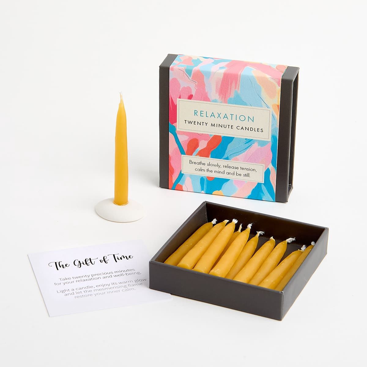 20 Min Candle- Abstract English