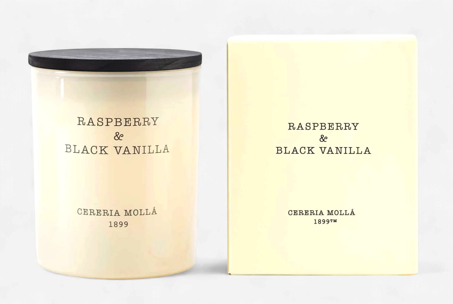 Raspberry &amp; Black Vanilla Candle