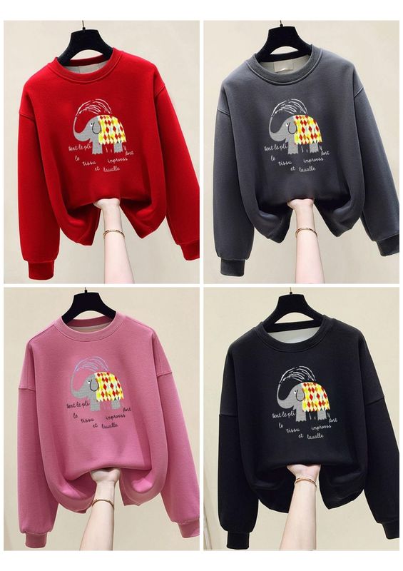 Sweatshirt Elephant? Patchwork