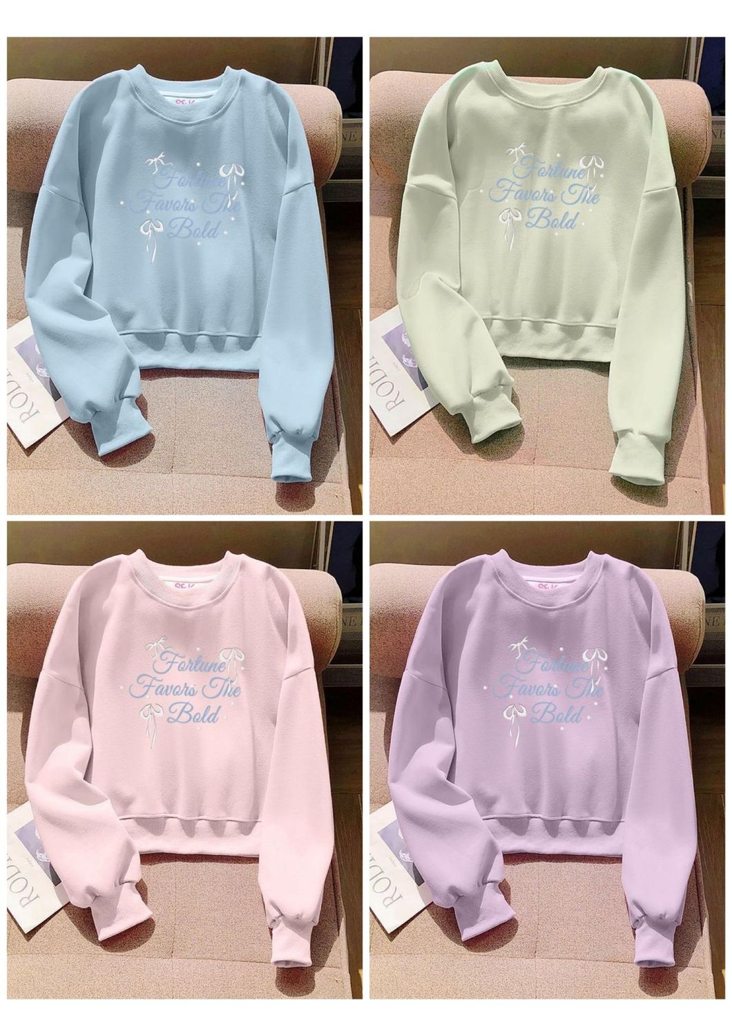 Sweatshirt? “Fortune Favors The Bold”