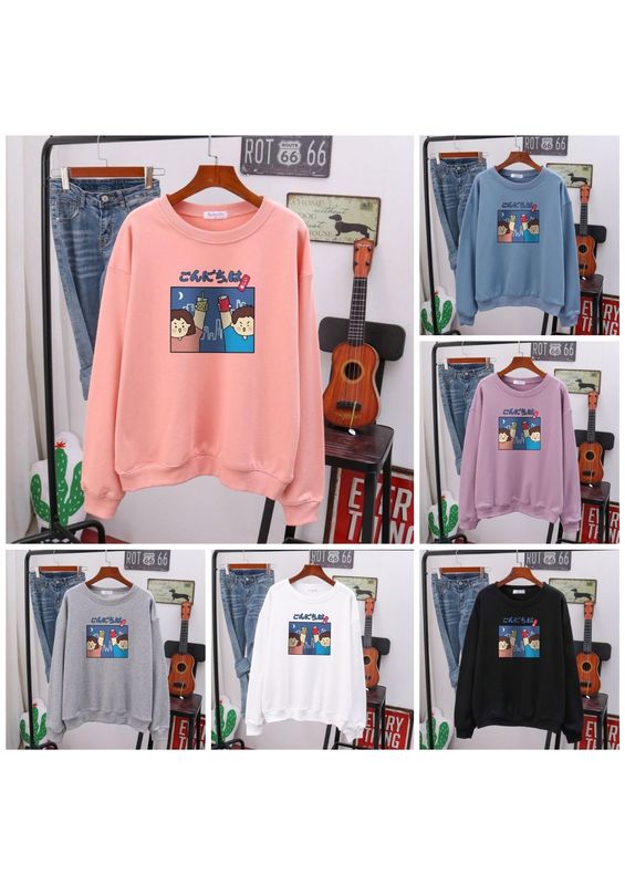 Sweatshirt? Cartoon Face