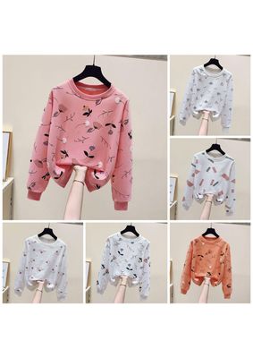 Sweatshirt Printed Long Sleeve