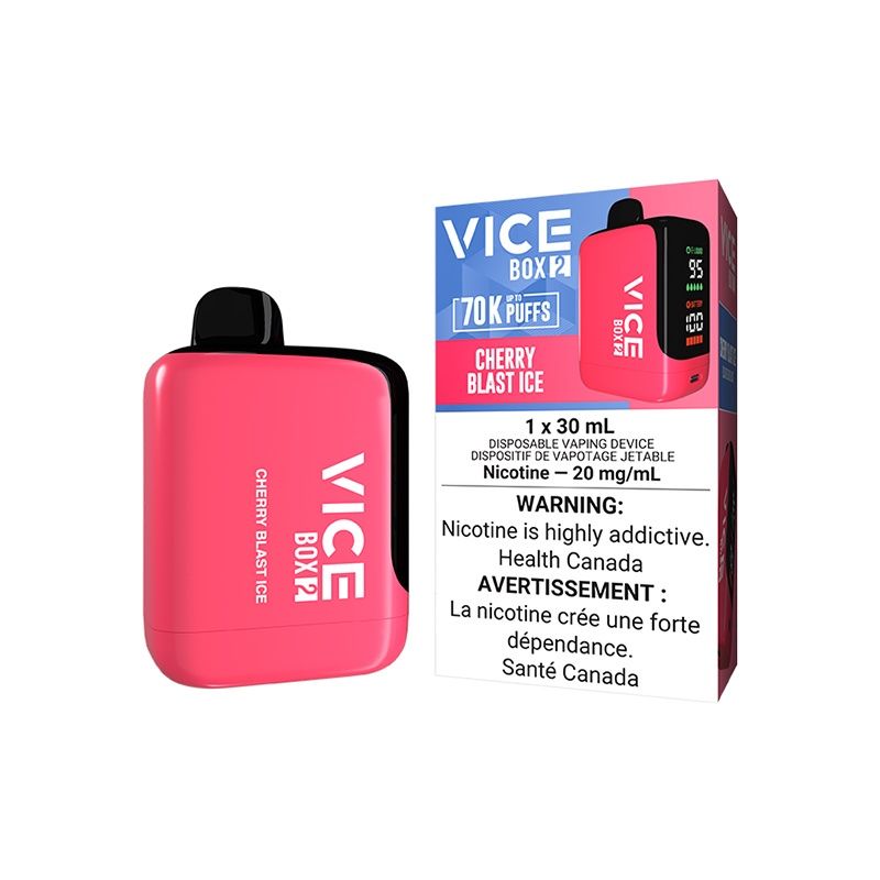 Vice Box 2 Disposable Vape, Flavour: Cherry Blast Ice