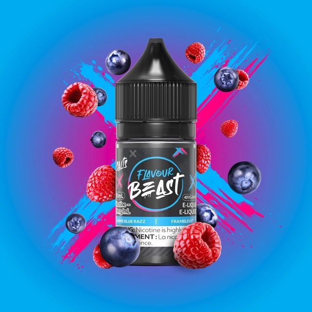 Flavour Beast E-Liquid (30ml), Flavour: Bomb Blue Razz