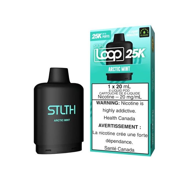 STLTH - Loop 25k Pods, Flavour: Arctic Mint