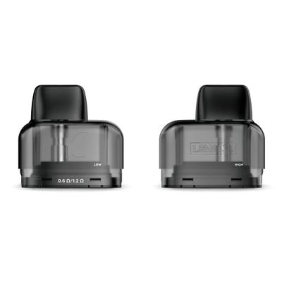 Level X Refillable Dual Coil Pod Replacement - 0.6 / 1.2 ohm (2 pack)