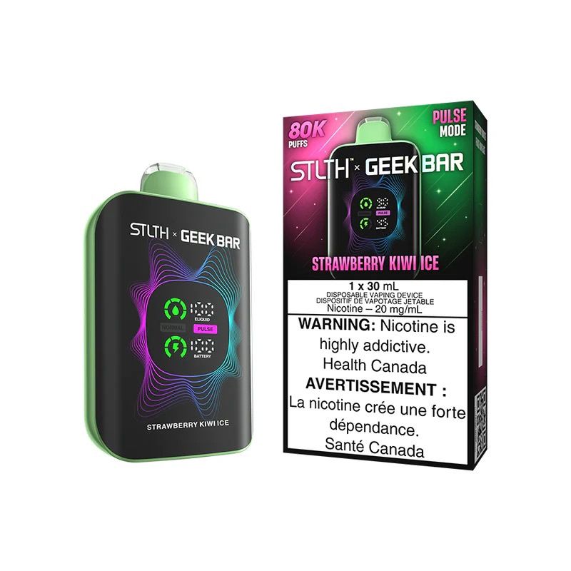 STLTH x Geek Bar Disposable, Flavour: Strawberry Kiwi Ice