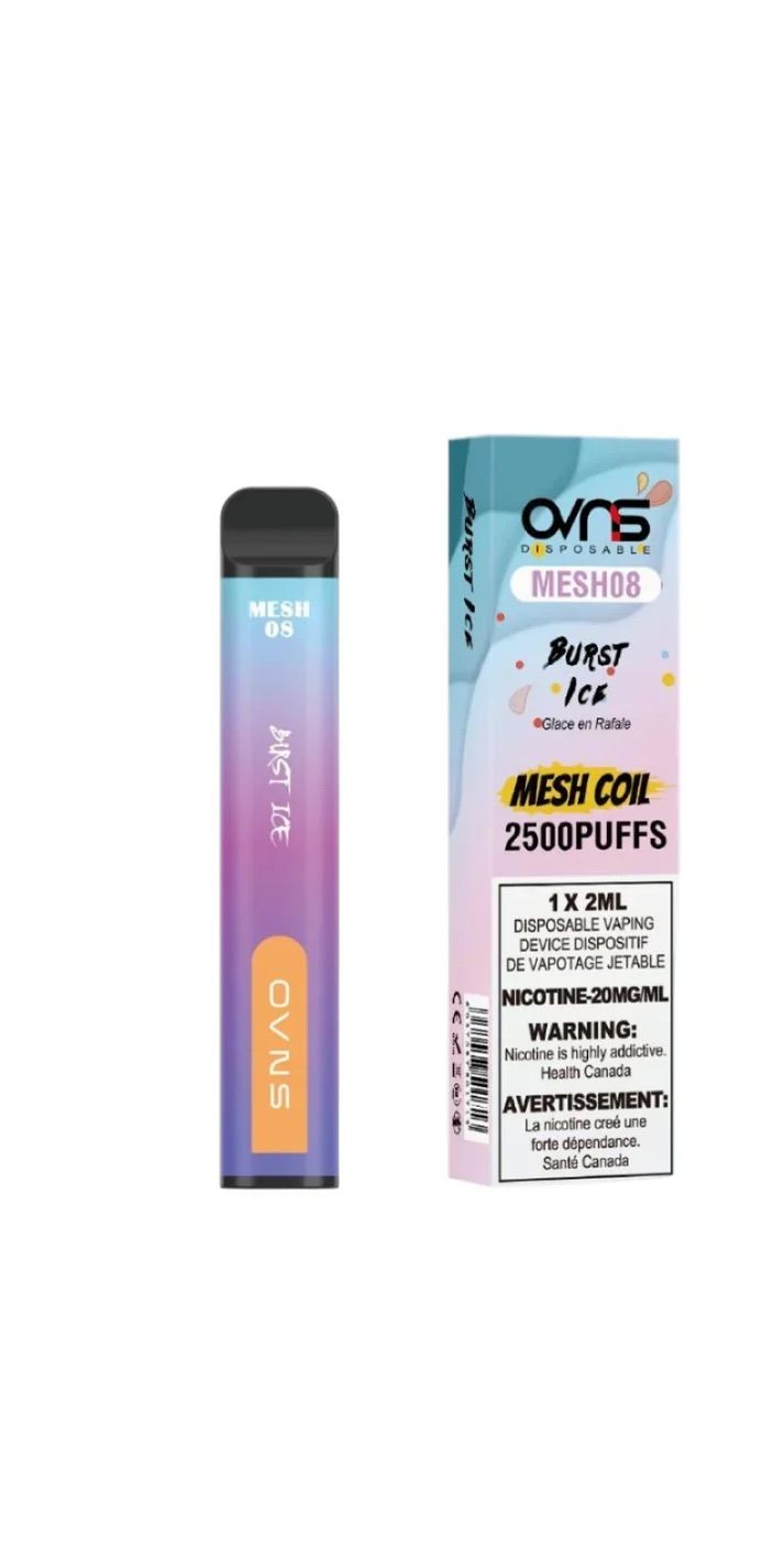 OVNS Mesh 08 2.5k Disposable, Flavour: Blue Razz Ice