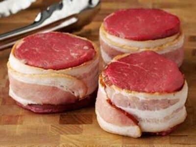 Bacon Wrapped Pork Tenderloin Medallions