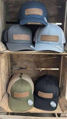 Vitruvian Leather Patch Hat