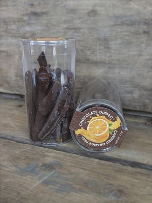 Chocolate Dipped Candied Orange Peel