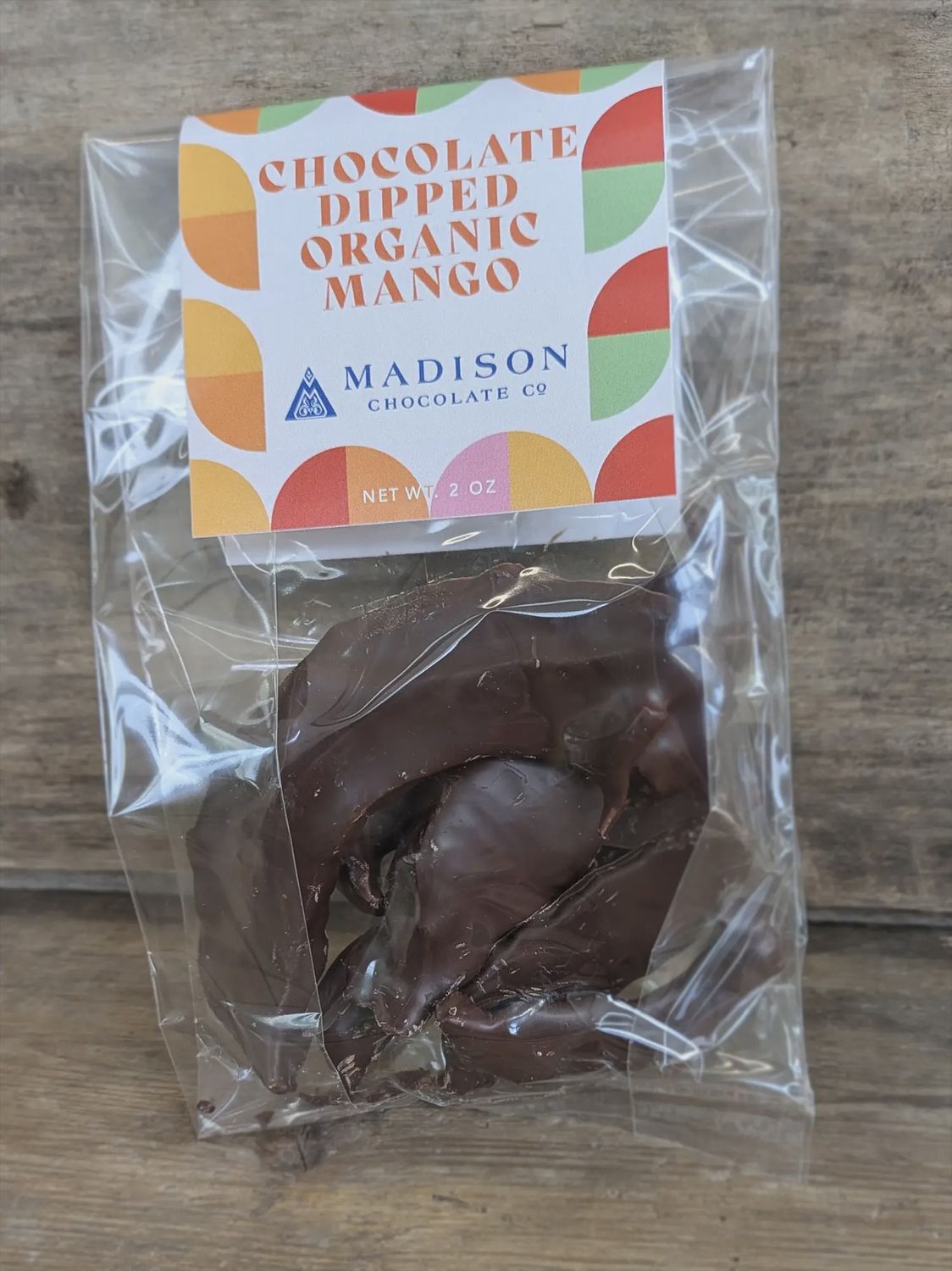 Chocolate Dipped Candied Mango