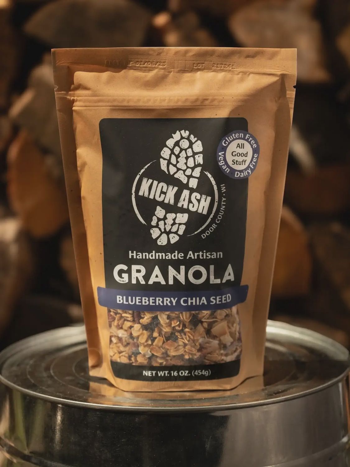 Kick Ash Granola, Choose Flavor: Blueberry Chia