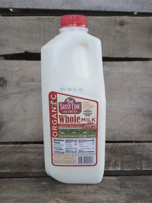 Organic Whole Milk (1/2 Gallon)