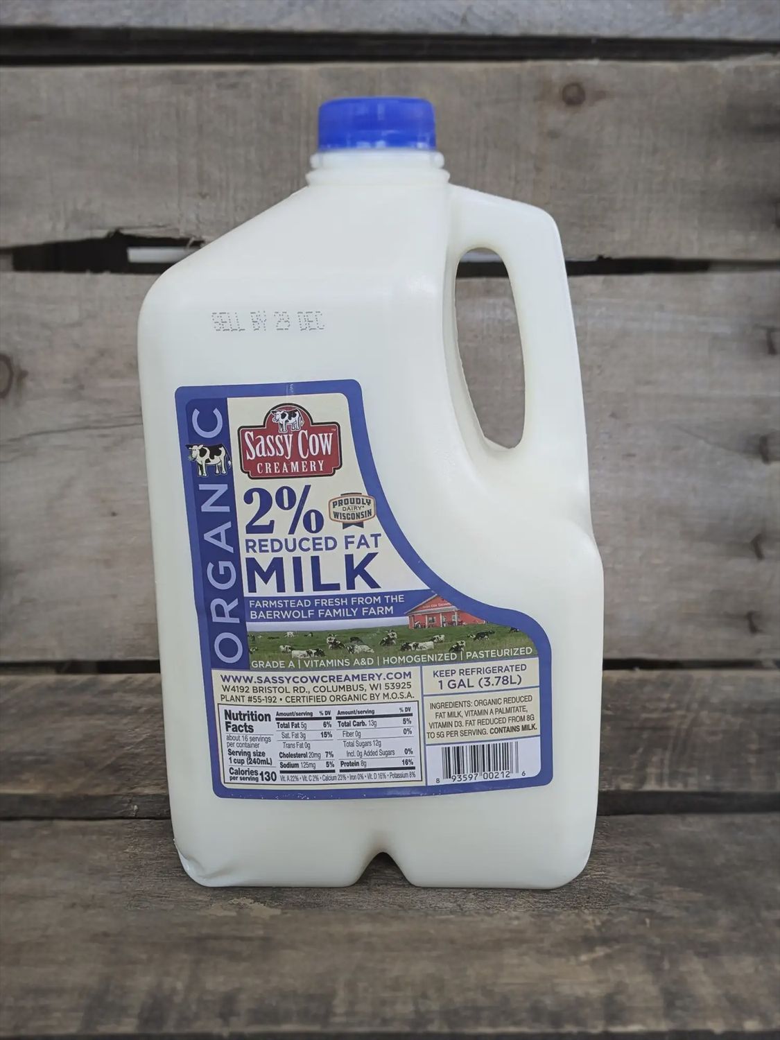 Organic 2% Milk (Gallon)