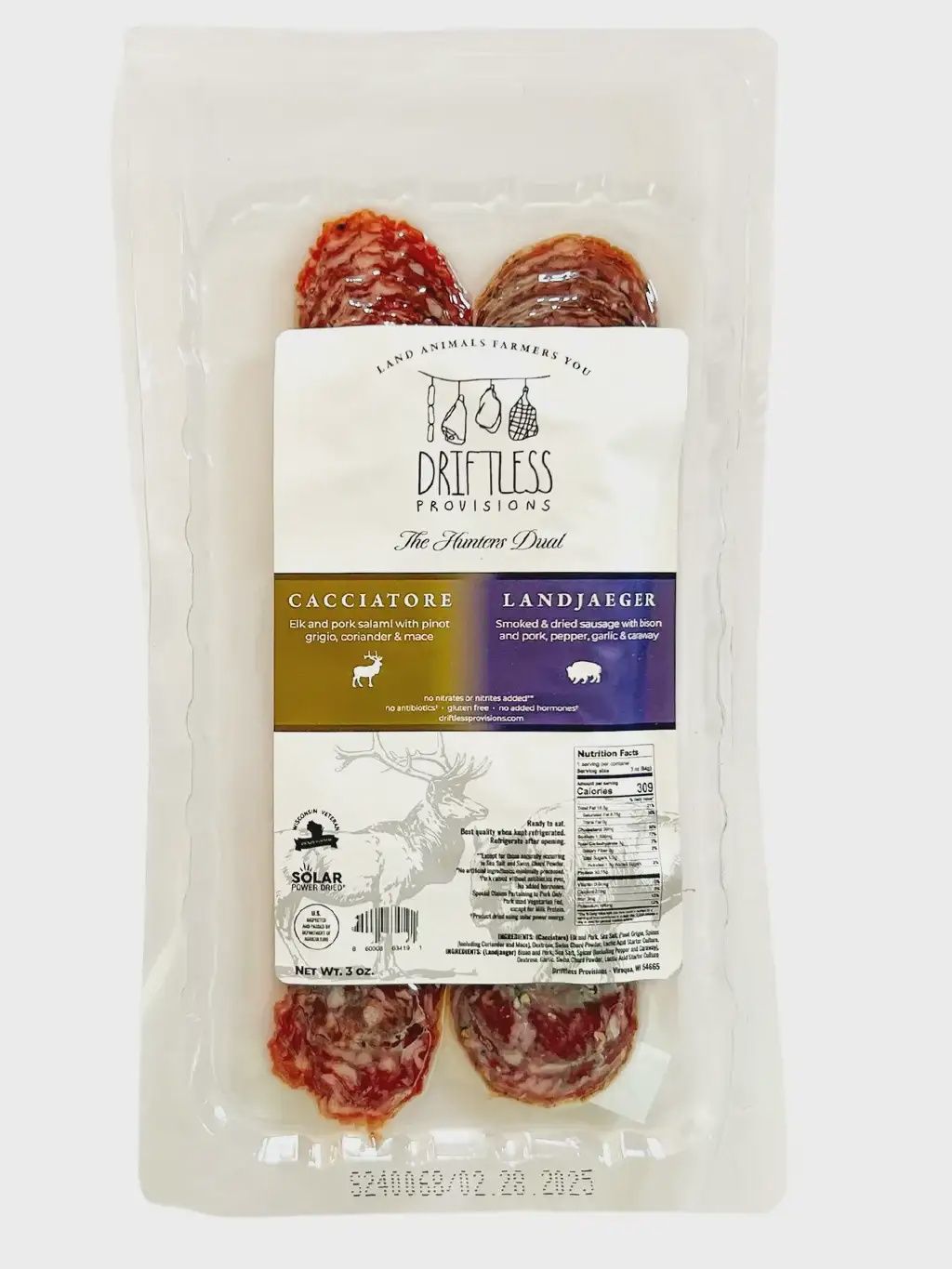 Sliced Salami, Choose Flavor: Hunters Dual