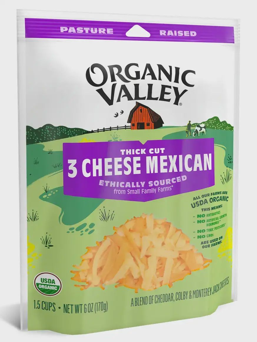 Shredded Cheese, Choose Type of Cheese: 3 cheese Mexican