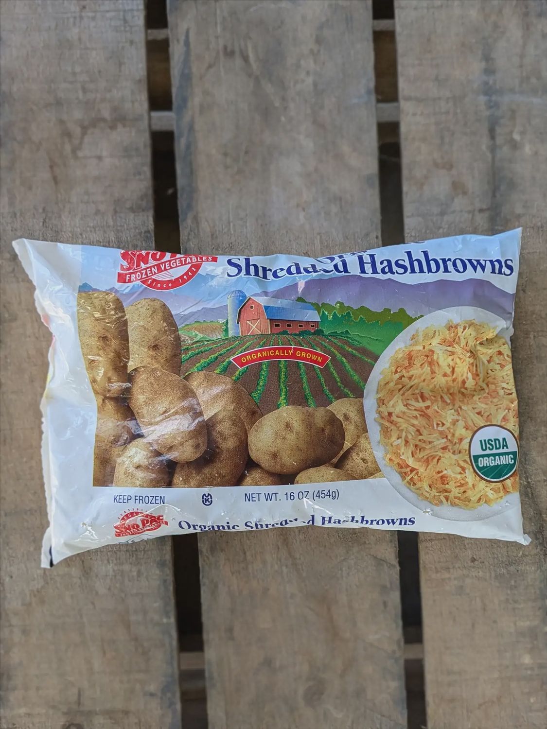 Organic Hashbrowns, Choose Style: Shredded