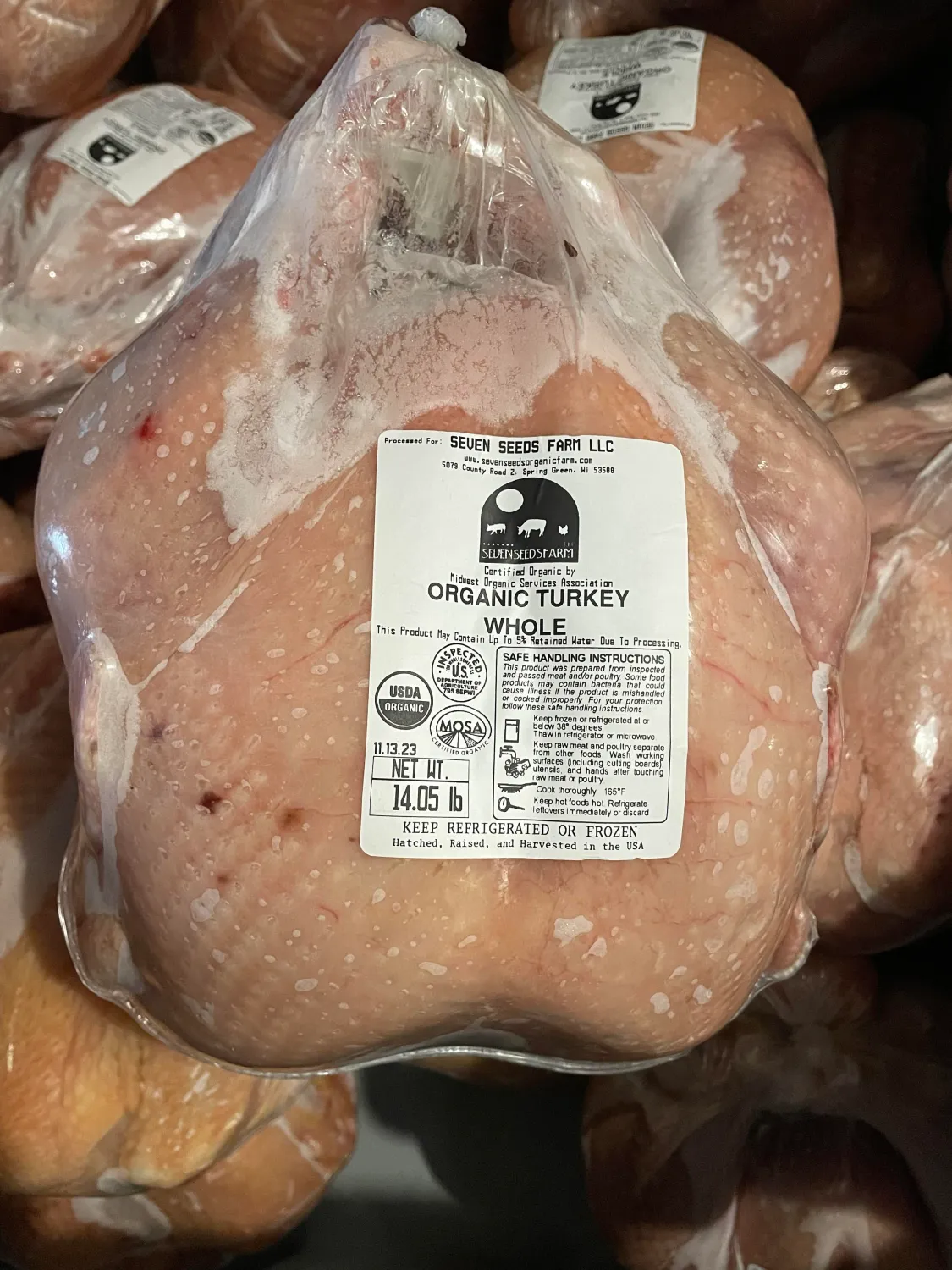 Organic Turkey (PRE-ORDER)