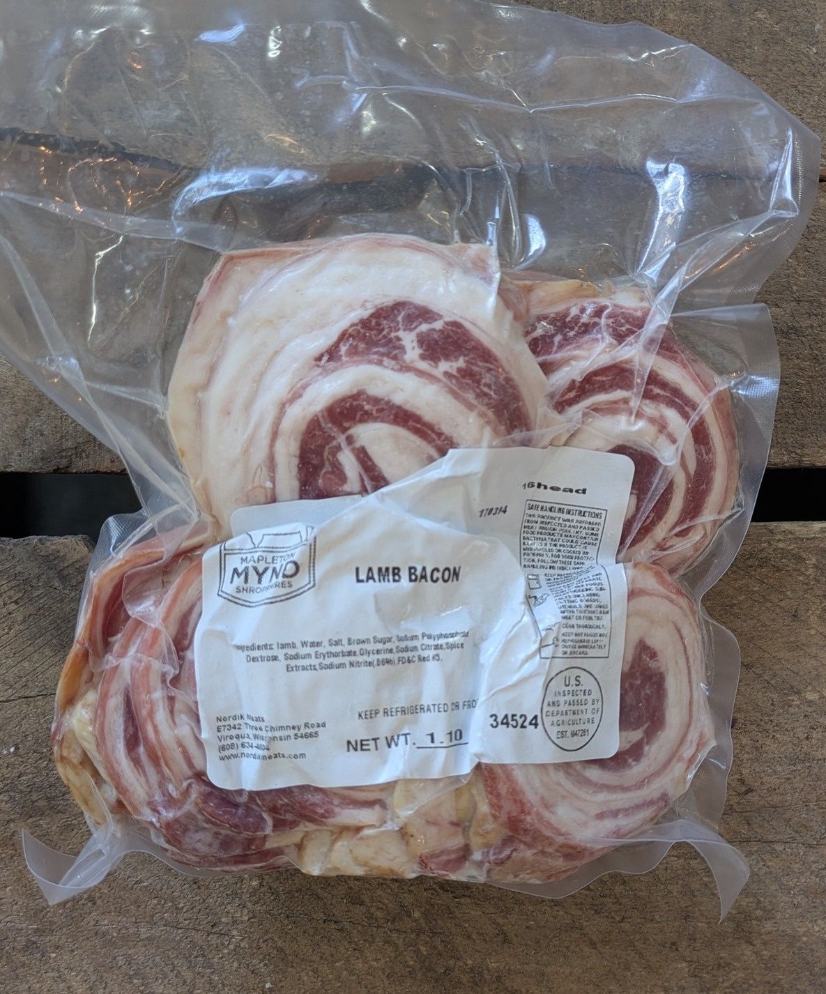 Lamb Bacon
