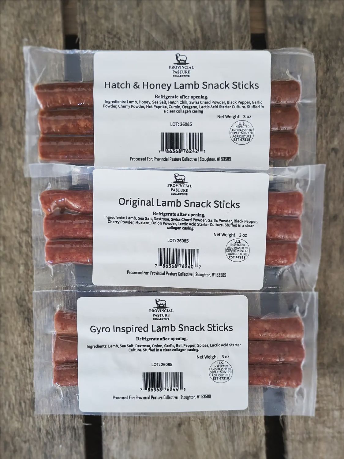 Lamb Snack Sticks