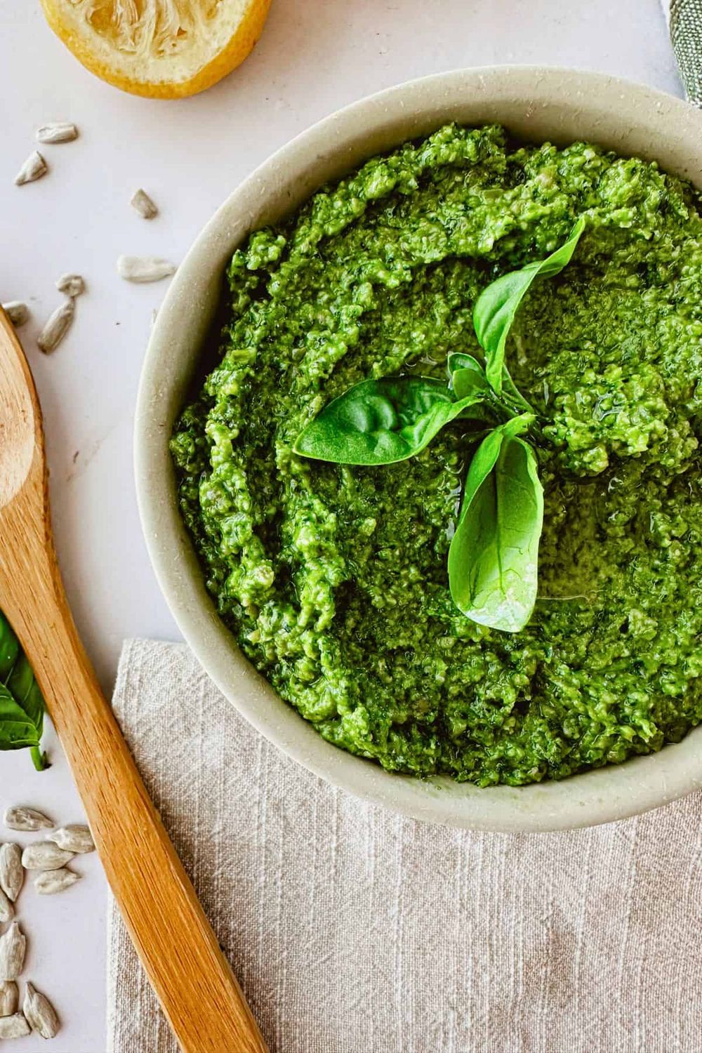 Sunflower Basil Pesto