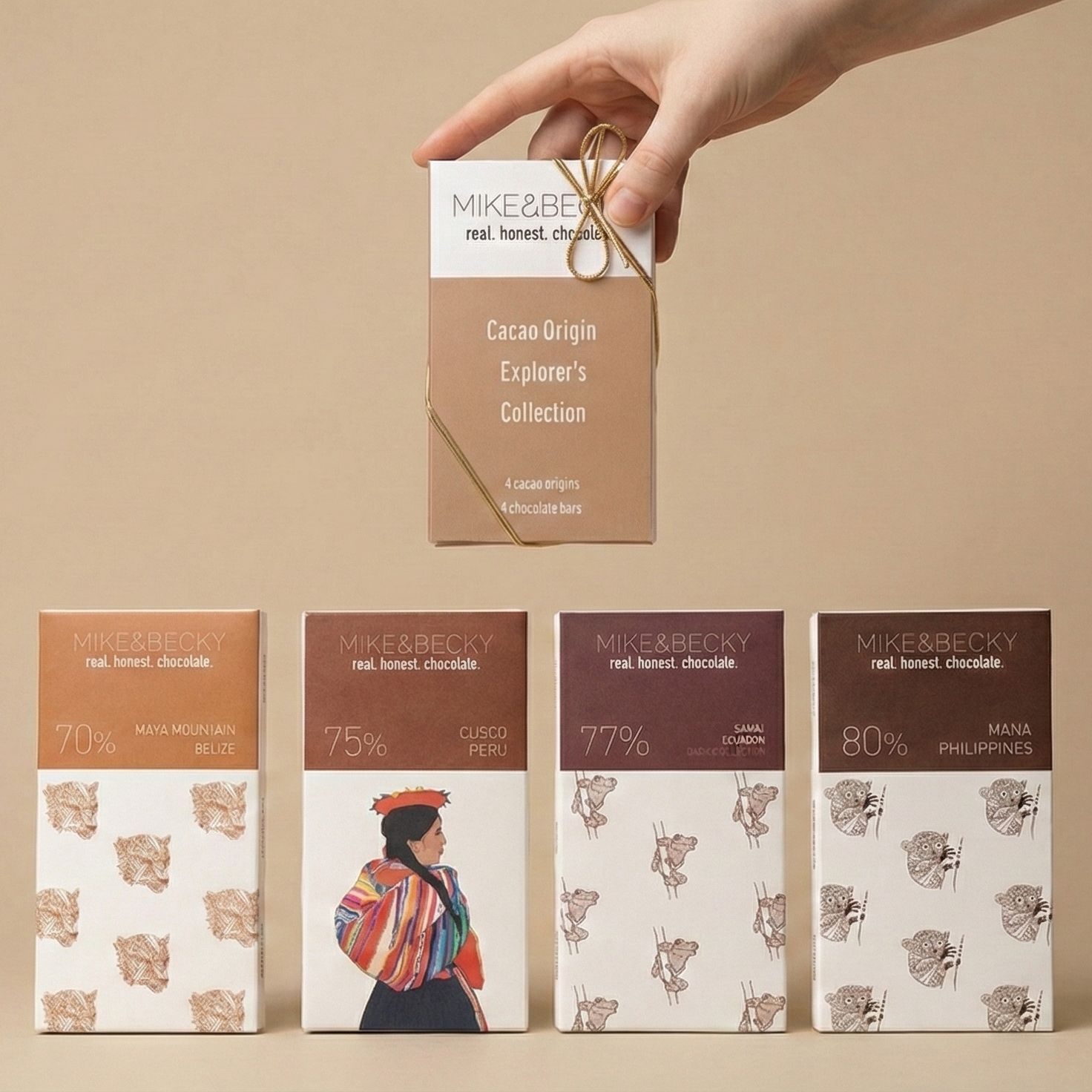Cacao Origin Explorer Collection (4 Classic Bars)
