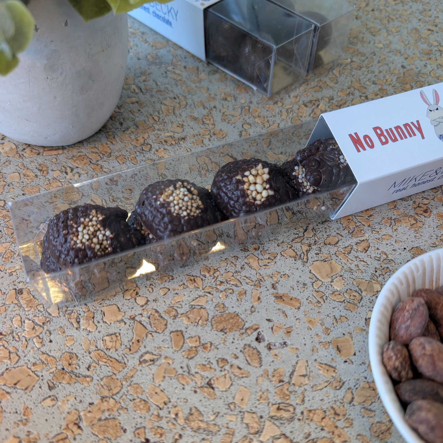 Crunchy Dark Chocolate Sheep + Puffed Amaranth