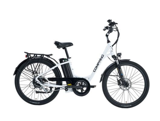 Compano FZ3+ blanc avec batterie 36V/20Ah (720Wh) et moteur 500W