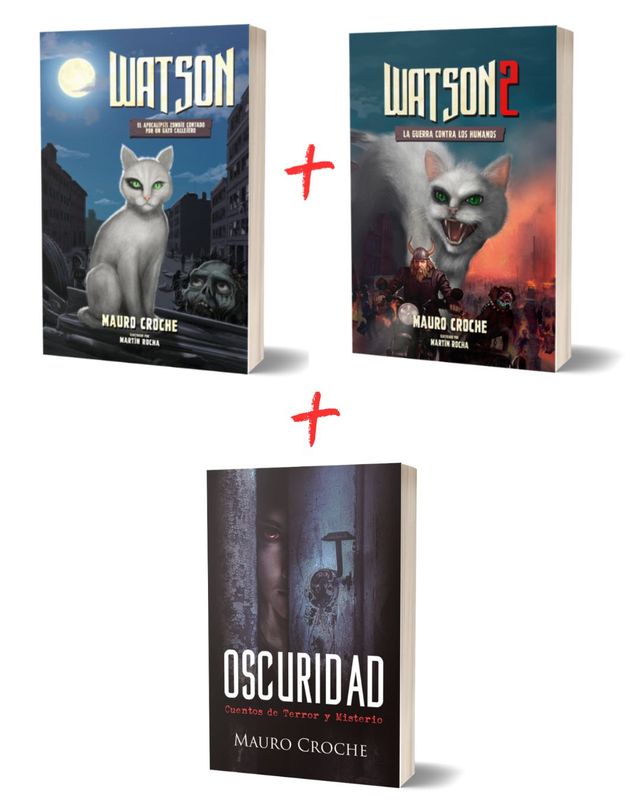 Watson (PAPEL) + Watson 2 (PAPEL) + Oscuridad (PAPEL) + Regalos Watson (PAPEL) + Watson 2 (PAPEL) + Oscuridad (PAPEL) + Regalos